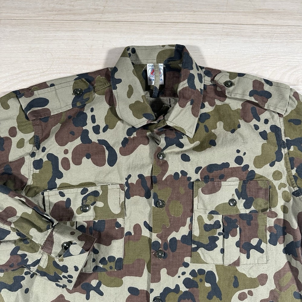 Romanian Army Flecktarn M1994 Leaf Camo Field Shirt Military Medium Moziac 40-41